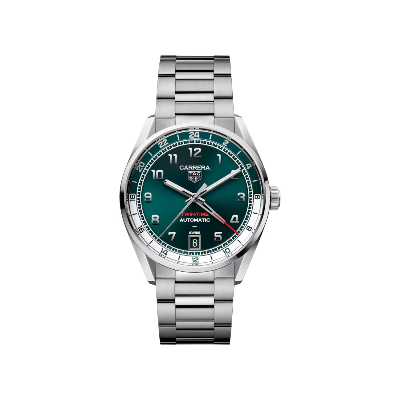 [TAGHEUER] 까레라 데이트 트윈 타임 WDA2114.BA0043 상품 이미지